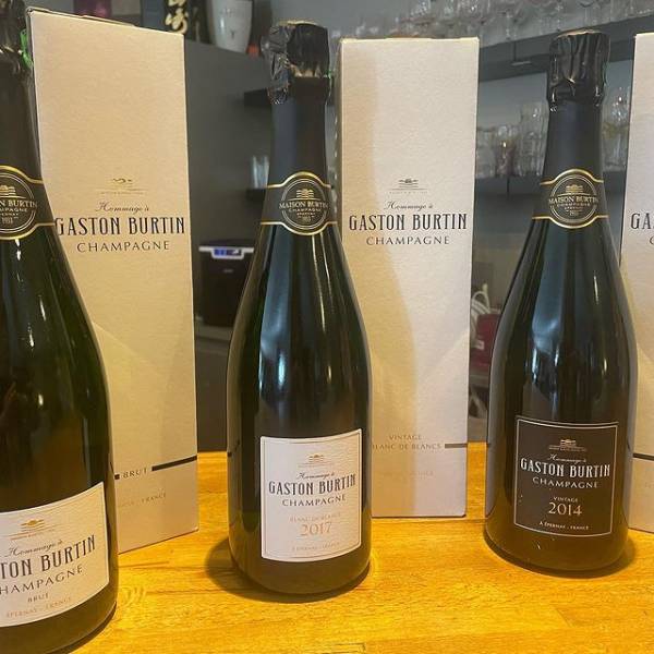  Champagne Gaston Burtin - Blanc de blanc, Millésimé et Brut